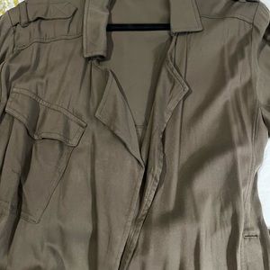CJLA olive green trench
